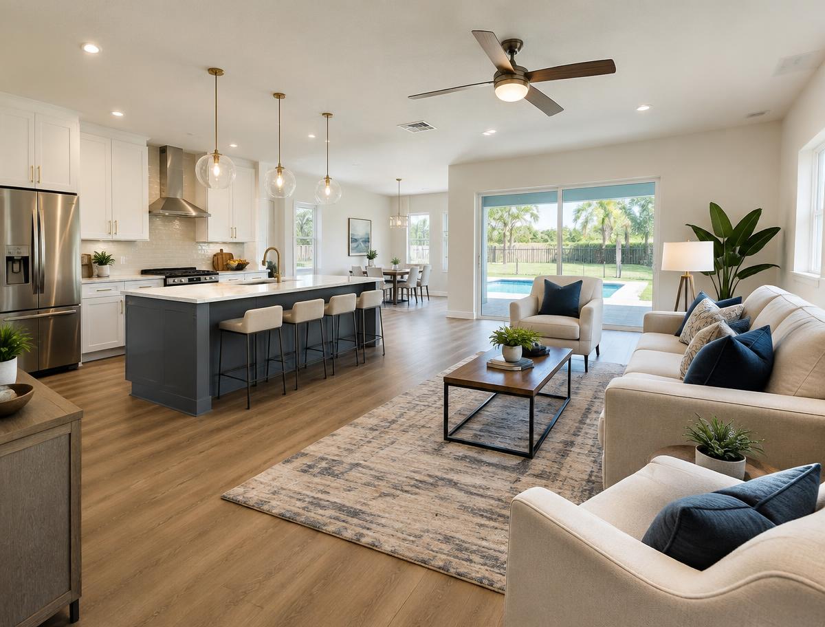 Renovated Orlando home interior from a rehab project